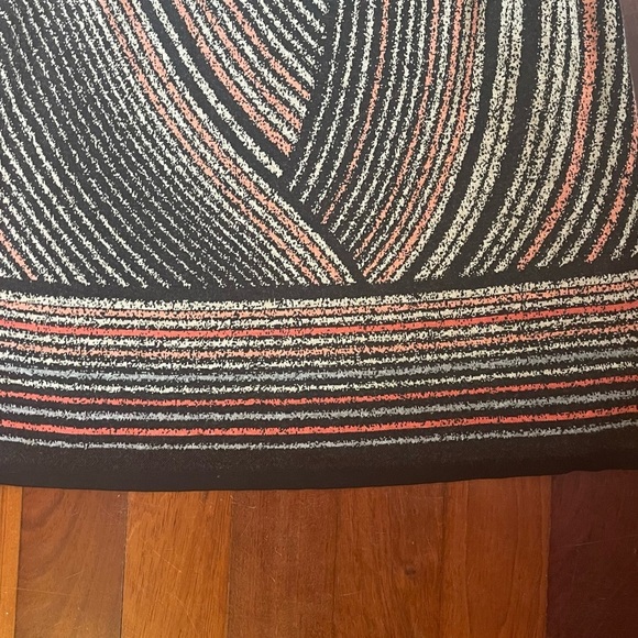 Nic + Zoe Smokey Lines Shift Midi Dress Size Medium - Picture 5 of 11